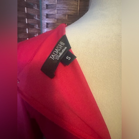 Tadashi Collection Dress Small V Neck Business Cocktail Vacation Formal - Picture 12 of 12